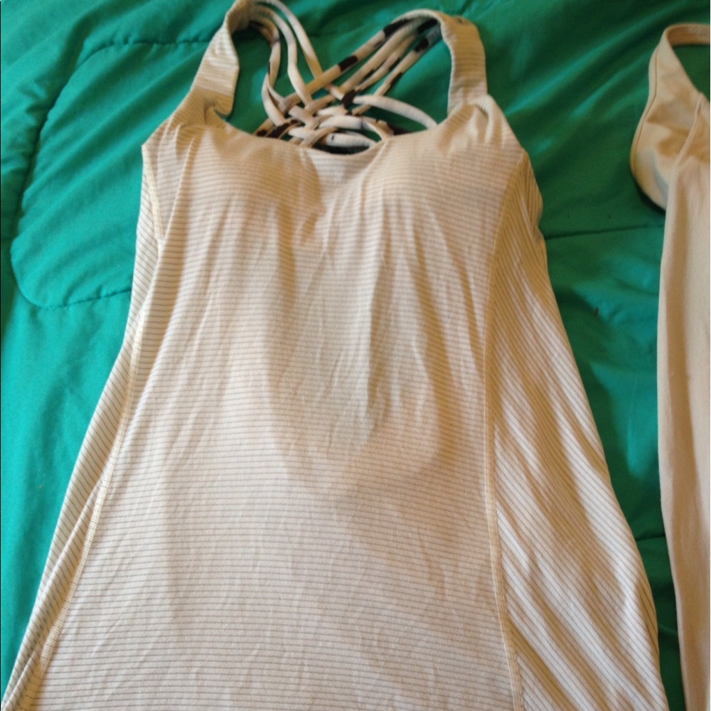 Lulu Lemon workout top with built in sports bra