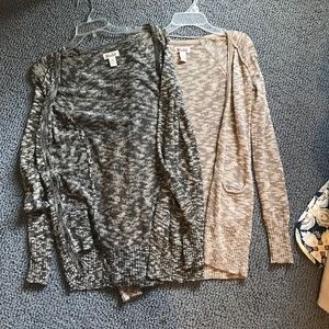 Two cardigans