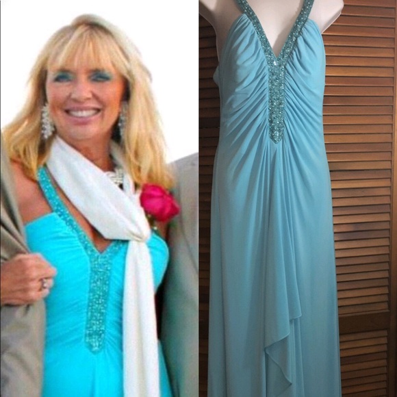 Prom Dress/Evening Gown Baby Blue Torquise - Picture 8 of 8