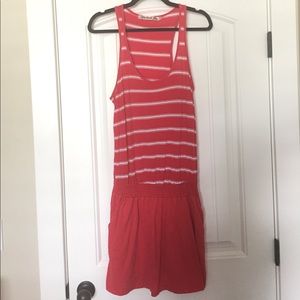 Michael Stars Stripe Drop-Waist Mini Dress