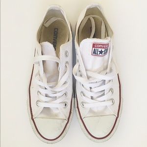 White low top converse