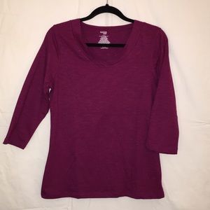 Danskin Activewear 3/4 Sleeve Top