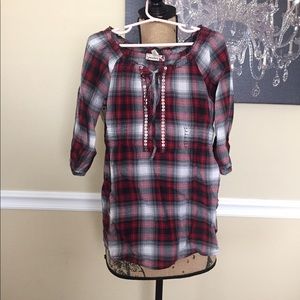 Plaid Tunic