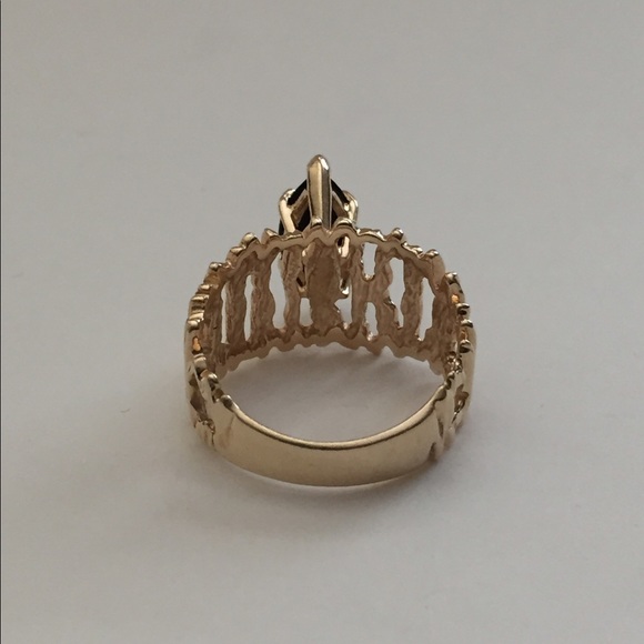 ❌SOLD❌Black Onyx 14K YG Ring - Picture 4 of 7