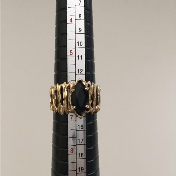 ❌SOLD❌Black Onyx 14K YG Ring - Picture 6 of 7