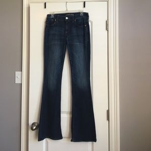 EUC Express jeans slim flare Mia mid rise