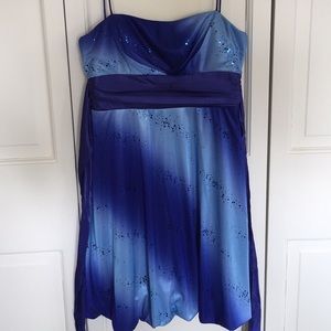 Blue Bubble Dress