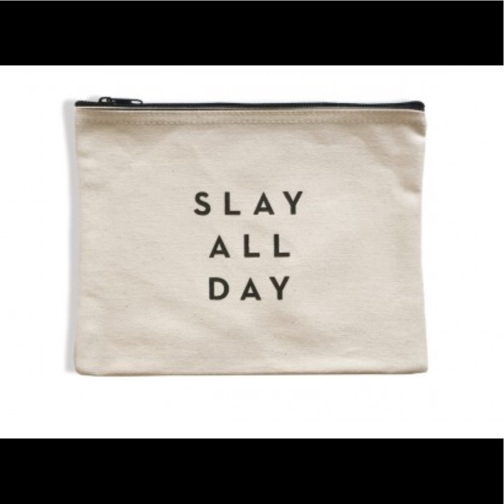 Milly 'Slay All Day' Zip Pouch