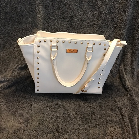 BCBG Handbags - BCBG Studded Satchel