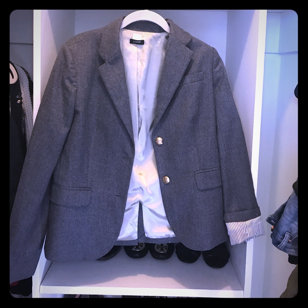 J. Crew gray blazer