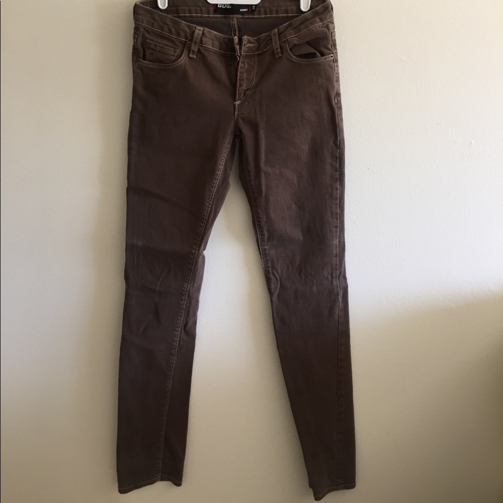 Brown skinny BDG jeans