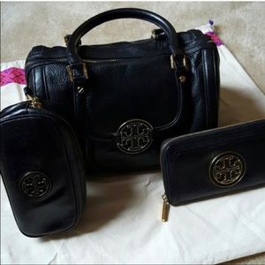 Tory Burch Amanda Middy Satchel Bundle