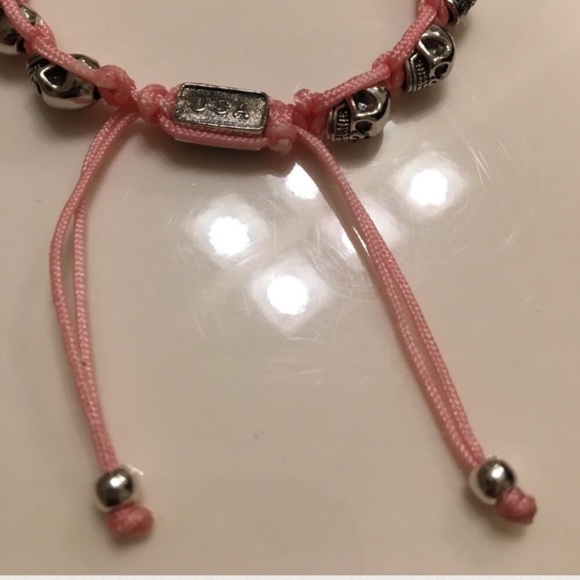 King Baby Studio Macrame Skull Bracelet - Picture 4 of 5