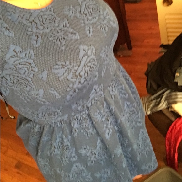☀️👗☀️Blue fit and flare dress☀️👗☀️ - Picture 1 of 4