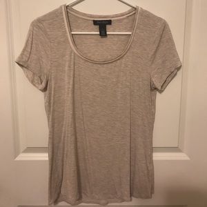 WH/BM heathered tan short sleeve shirt, never worn