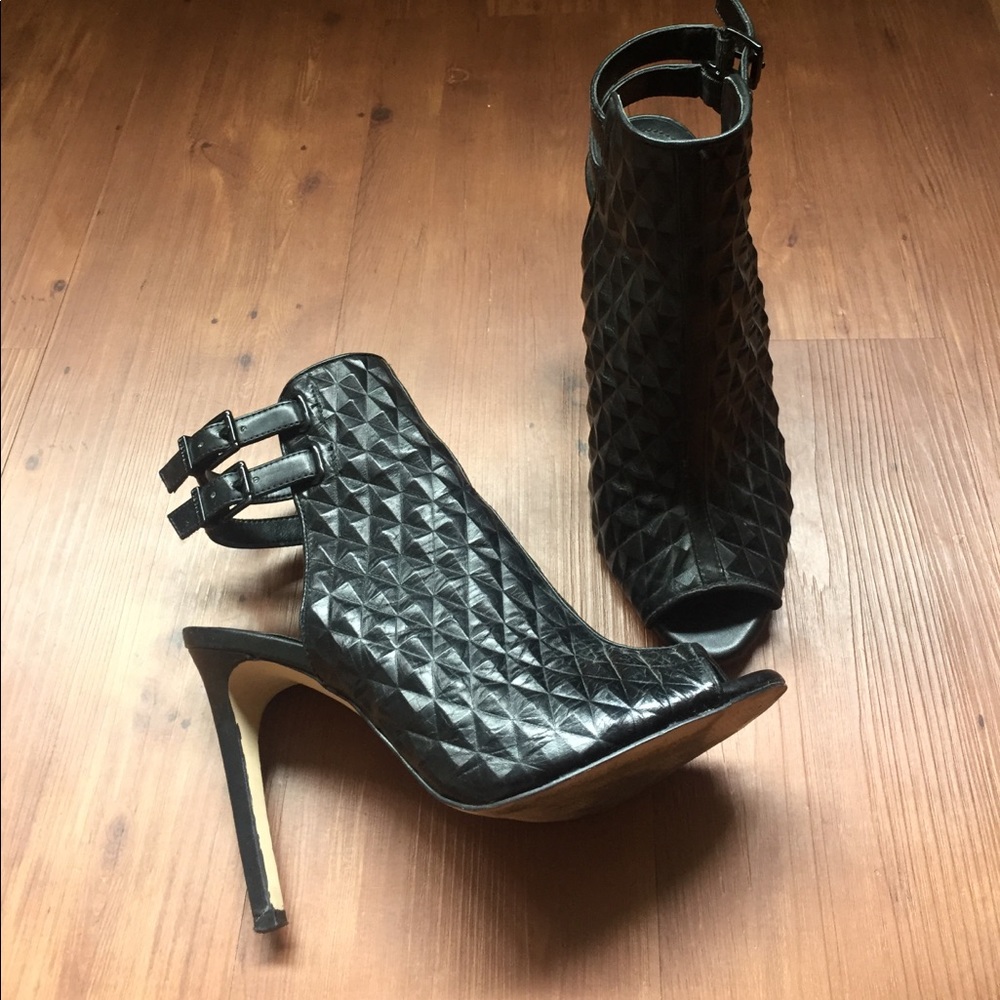 BCBG Generation 4" Heel Open Toe Sexy Booties