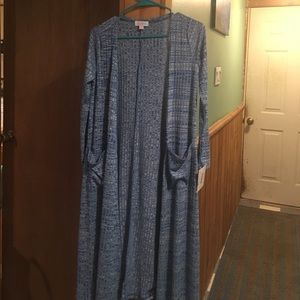NWT Small blue Lularoe Sarah cardigan