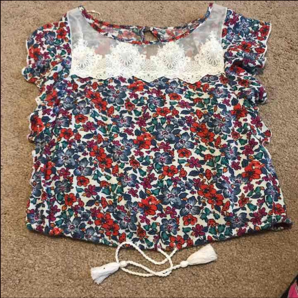 Hollister Floral Blouse