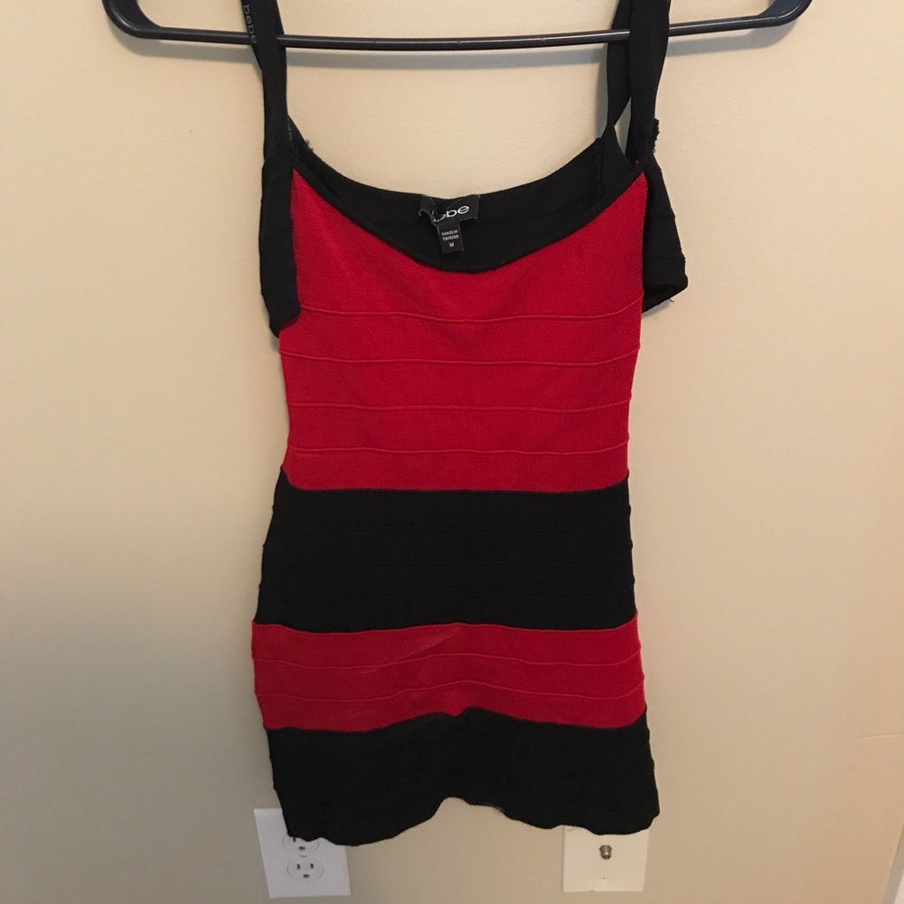 BEBe black and red sexy dress