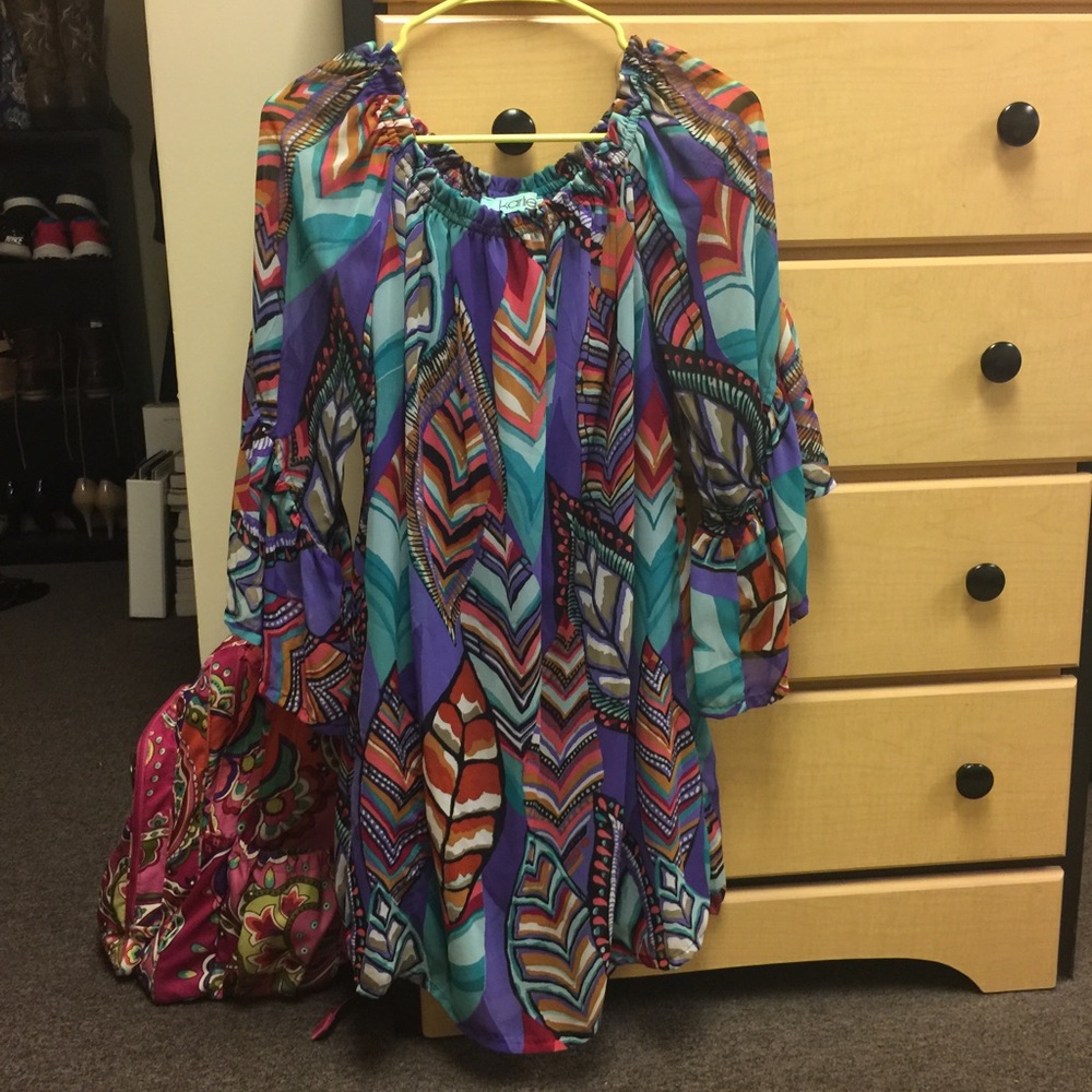 Rainbow tunic/short dress