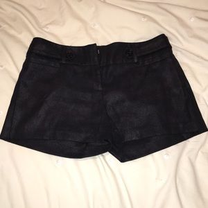 Leather High Waist Shorts