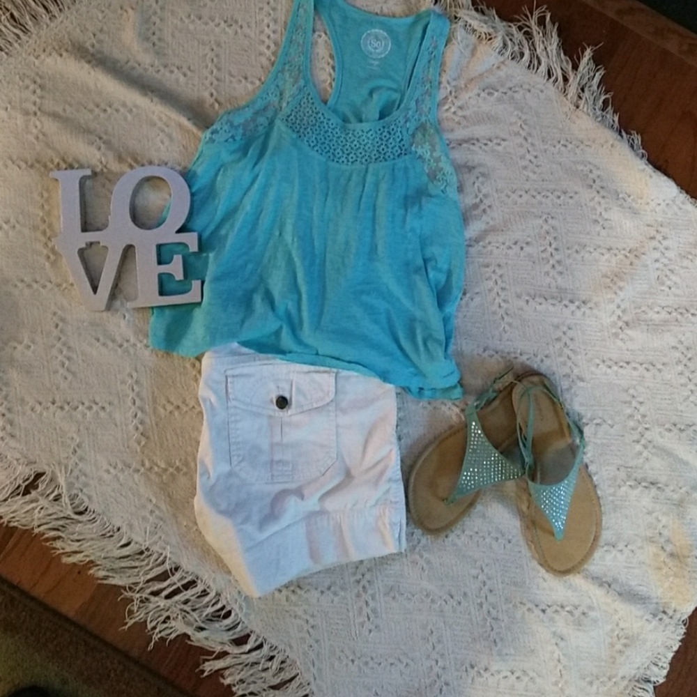 2 Lacey Tank tops M & L