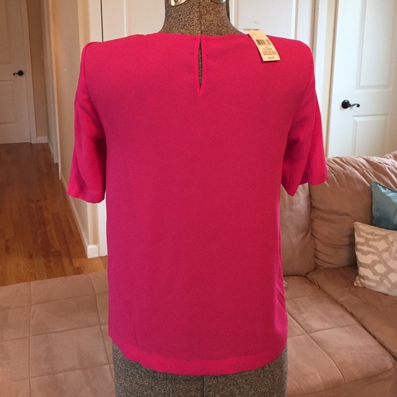 XS NWT 💥 pink/purple blouse - Picture 3 of 4
