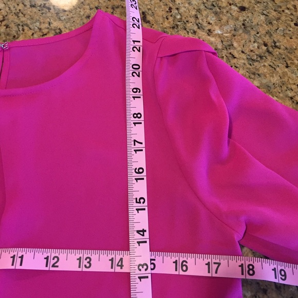 XS NWT 💥 pink/purple blouse - Picture 4 of 4