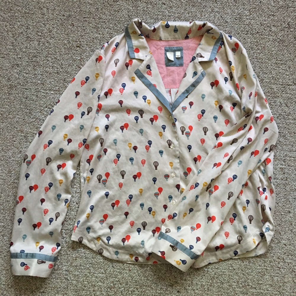 Anthropologie pajama top