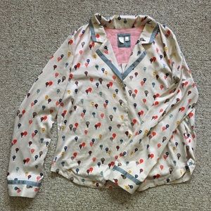 Anthropologie pajama top