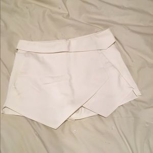White Zara Skort