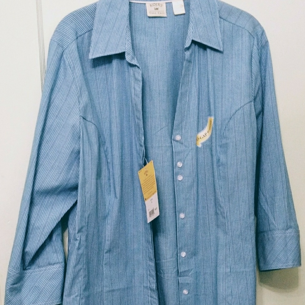 Riders by Lee 3/4 sleeve blouse NWT