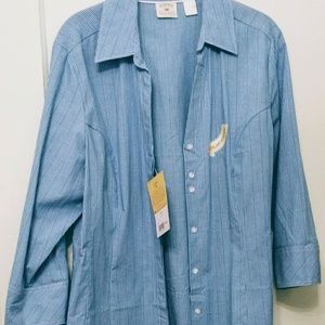 Riders by Lee 3/4 sleeve blouse NWT