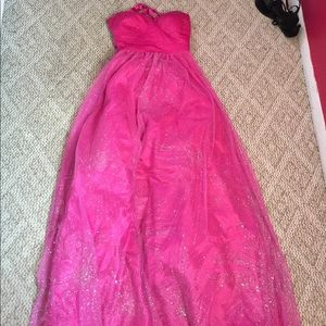 Pink prom dress