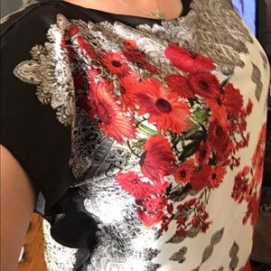 🌺🌺☀️Floral silky blouse🌺🌺☀️