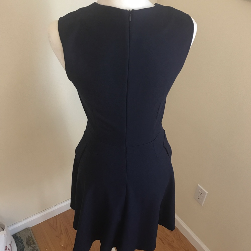 Zara Deep V Neck Dress - Picture 8 of 8