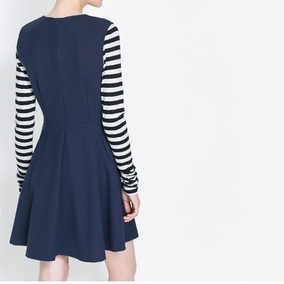 Zara Deep V Neck Dress - Picture 3 of 8