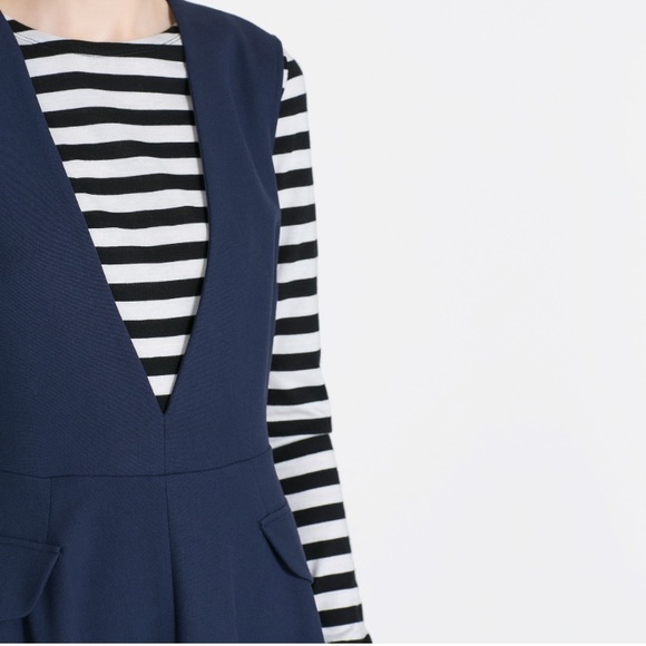 Zara Deep V Neck Dress - Picture 5 of 8