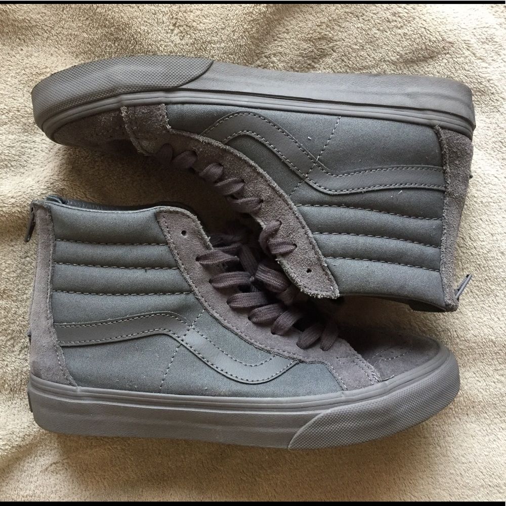 Hi Top Vans. Monochrome grey