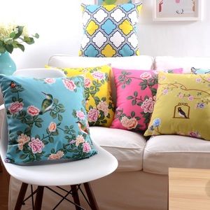 Velvet throw pillow cover set (2)