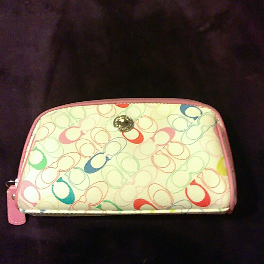 SOLD ******COACH COSMETIC BAG