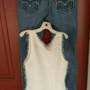 Levi's jeans and tank