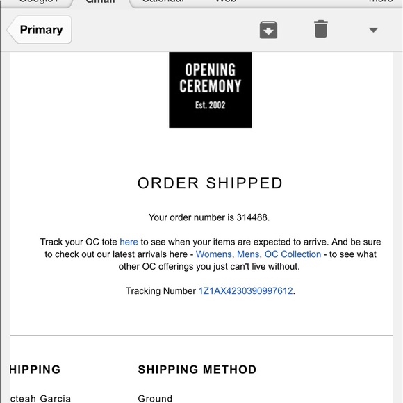 White gosha x fila crew neck. Size small - Picture 6 of 6