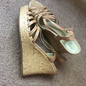 Tan Wedge Sandal