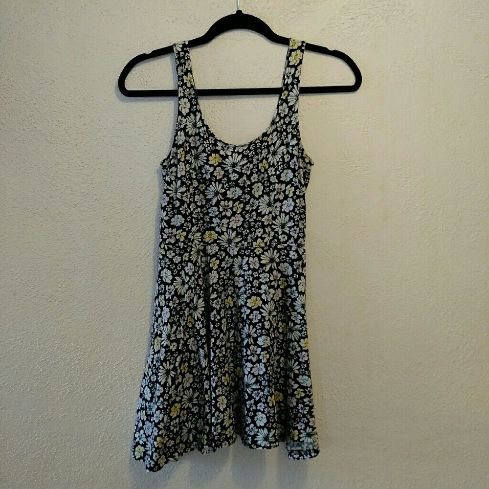 Floral Print Skater Dress