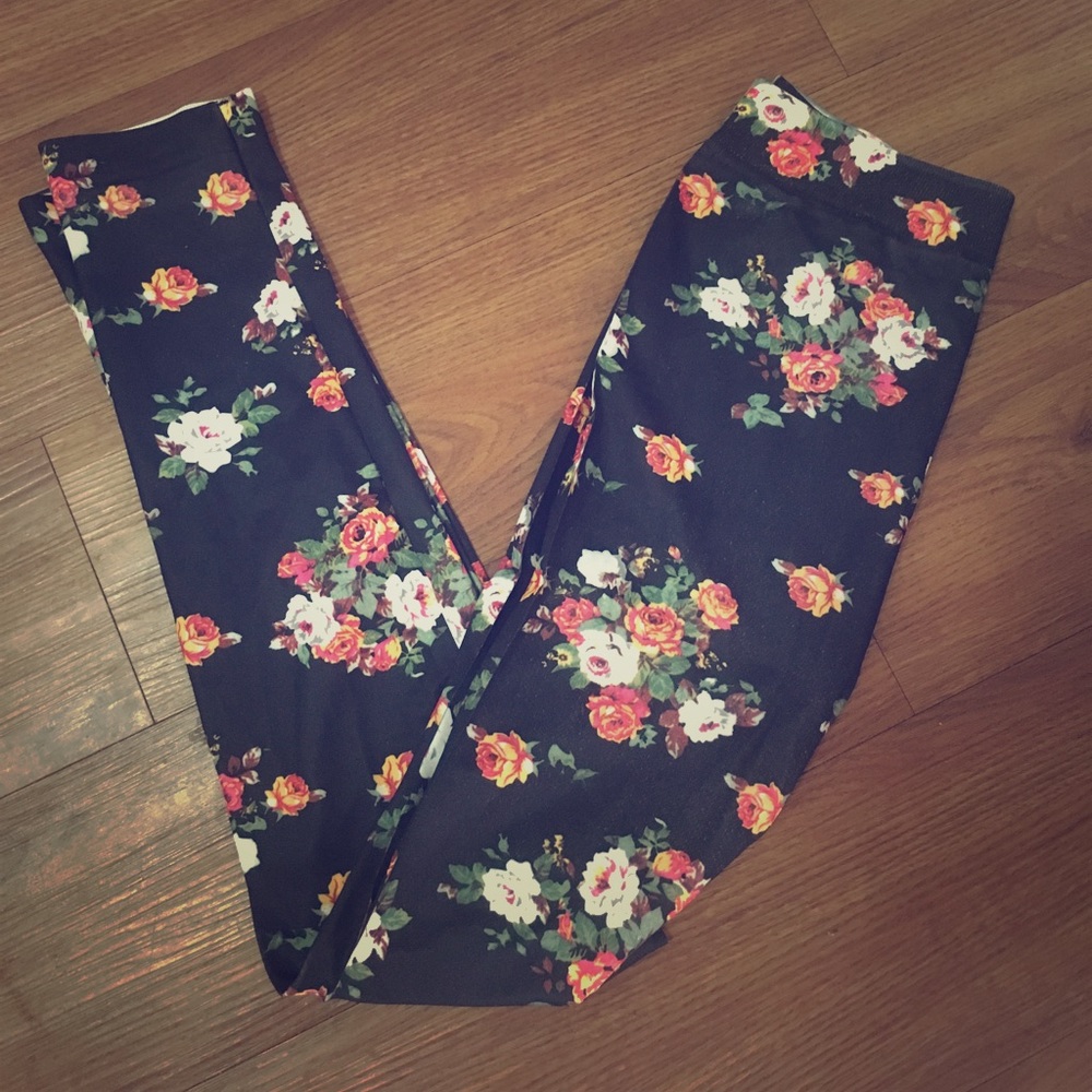 Floral leggings