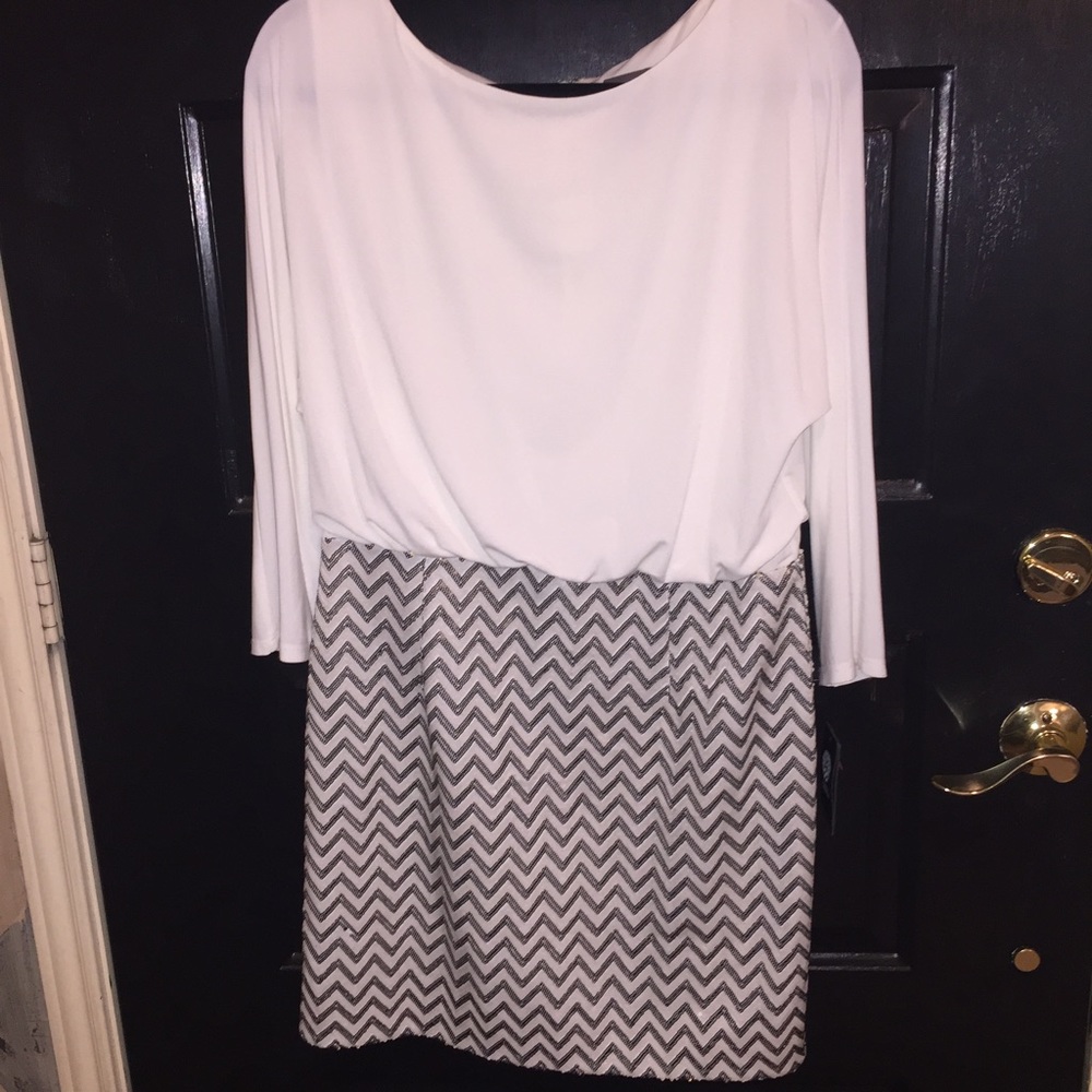 Vince Camuto Sequin Skirted Dress