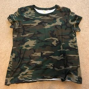 Camouflage tee