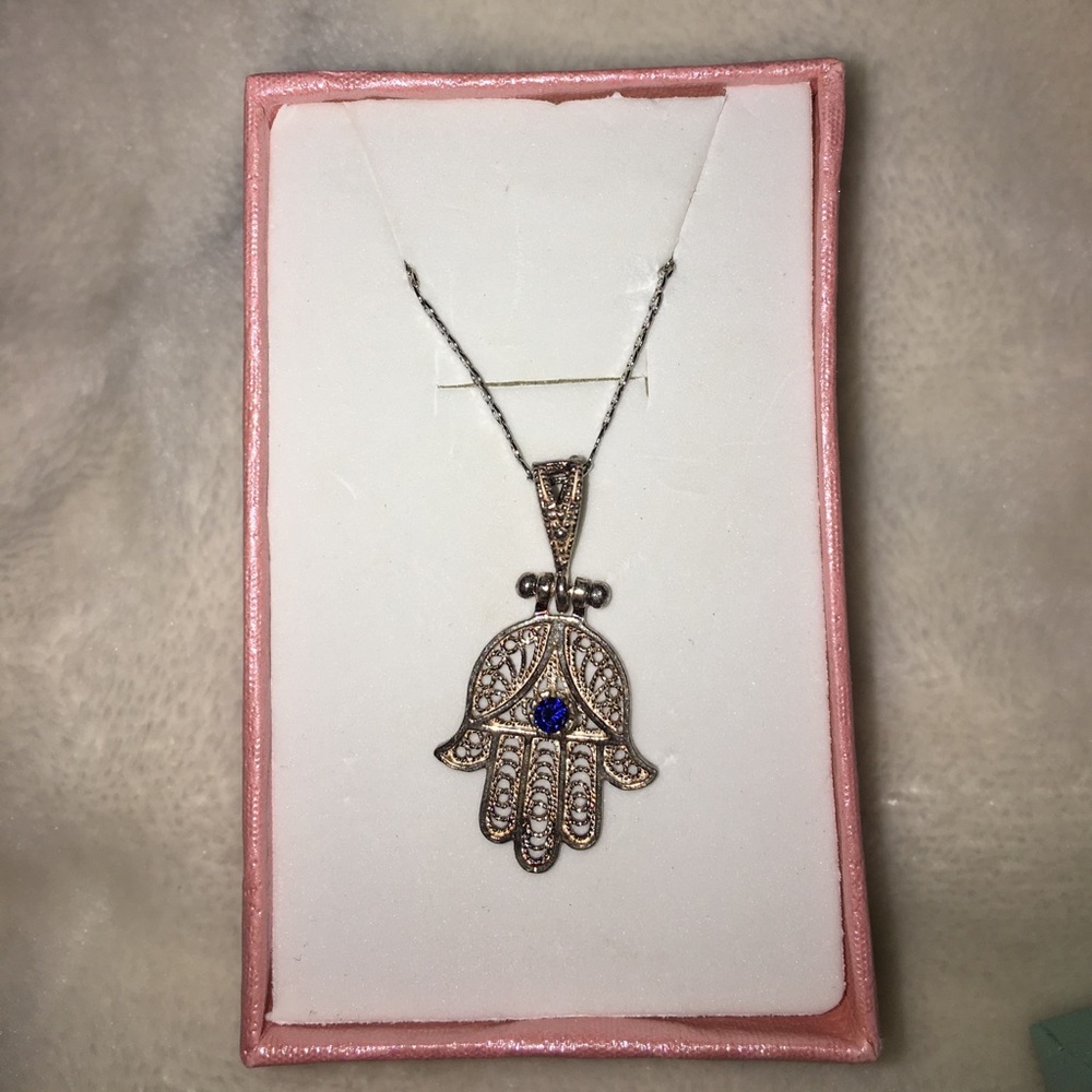 Hamsa necklace