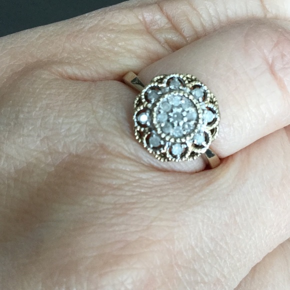 Diamond gold ring - Picture 6 of 8